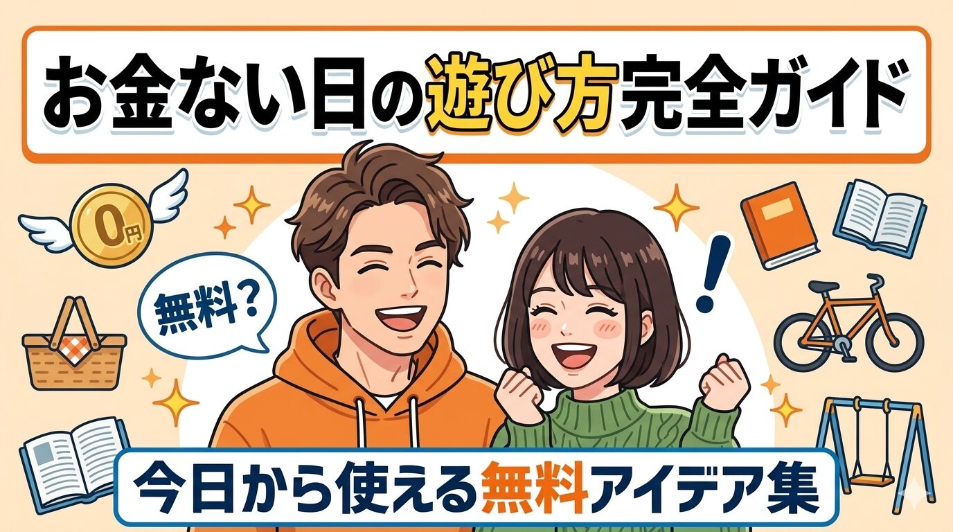 お金ない日の遊び方完全ガイド｜今日から使える無料アイデア集