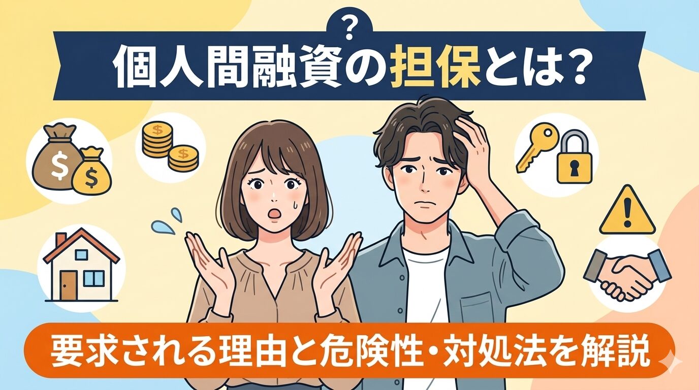 個人間融資の担保とは？要求される理由と危険性・対処法を解説